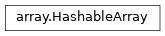 Inheritance diagram of netket.utils.HashableArray